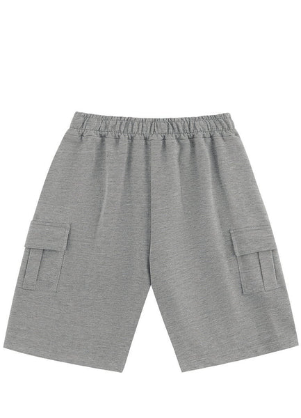 Shorts en algodón afelpado ligero